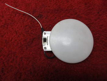 Piper PA-28-235 Cherokee Dome Light Deflector & Lens PN 66632-00, 66632-000