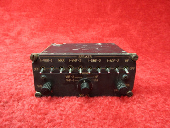  Rockwell International NA-265-65 Sabreliner Audio Panel PN 65E-142-5070-001