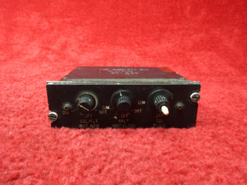 Rockwell Int. NA-265-65 Sabreliner Light Control Panel PN 65E-142-5072-003
