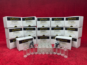 Vivaplex 2oz Clear Glass Bottles With Lids PN X001DSBK49