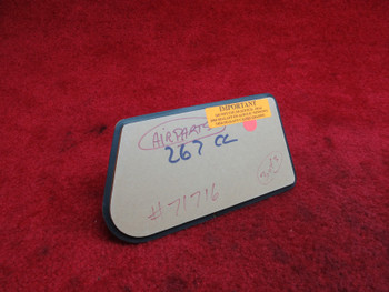 Beechcraft 23, 24 Clear Storm Window PN LP-267 CL, 169-420037-17