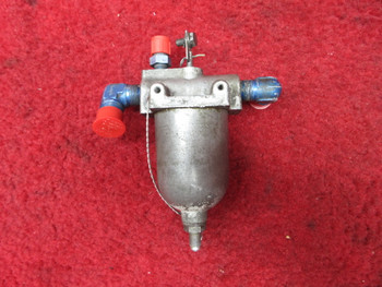 Cessna 177B Fuel Strainer Gascolator PN 0756005-8