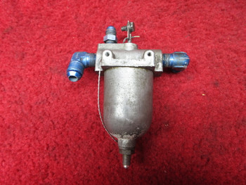 Cessna 177B Fuel Strainer Gascolator PN 0756005-8