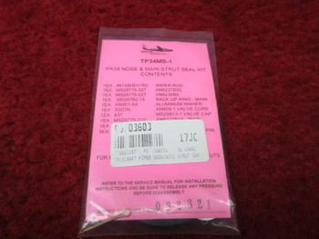 Trimcraft Aviation Inc, Piper PA-34 Nose and Main Strut Seal Kit PN 05-03603