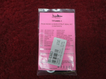 Trimcraft Aviation Inc, Piper PA-34 Nose and Main Strut Seal Kit PN 05-03603