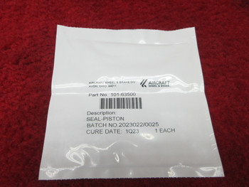 Aircraft Wheel & Brake Piston Seal PN 101-63500