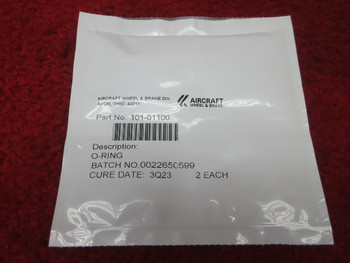 Aircraft Wheel & Brake O Ring PN 101-01100