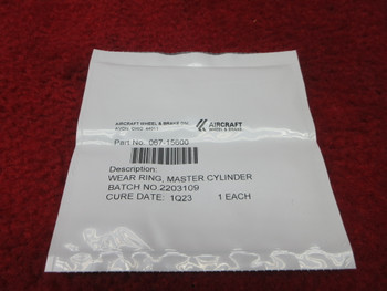 Aircraft Wheel & Brake Master Cylinder Wear Ring PN 067-15600