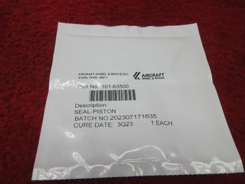 Aircraft Wheel & Brake Piston Seal PN 101-63500