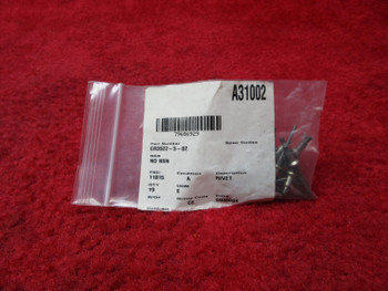 Cherry Aerospace Cherrymax Flush Head Blind Rivet PN CR3522-5-2, CR3522-5-02