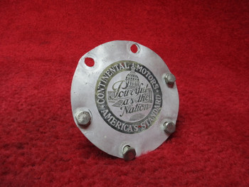 Continental Motors Powerful As The Nation Placard