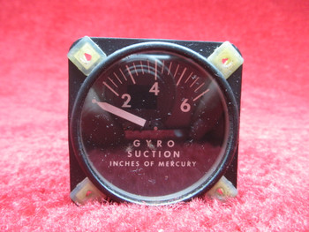 Airborne 1G10-1 Gyro Suction Gauge PN 99480, 550545