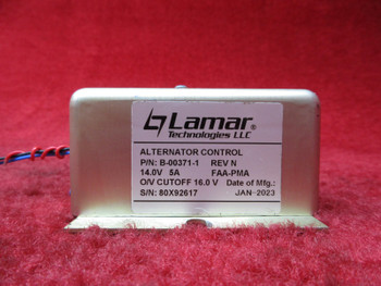 Lamar Alternator Controller 14V PN B-00371-1
