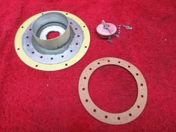 Cessna Fuel Cap Adapter w/ Fuel Cap PN 0721306-1, 0726002-1