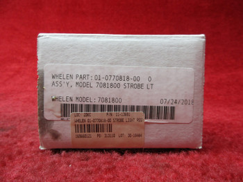 Whelen 7081800 Strobe Light PN 01-0770818-00, 11-13691