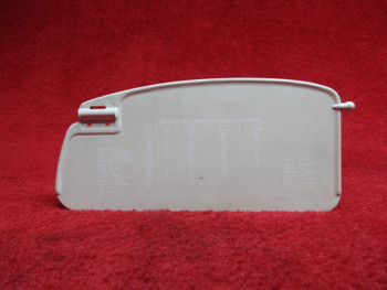 Piper PA-28 Pilot Sun Blade Visor PN 35663-2, 35663-02, 35663-002