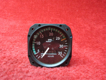 Instrument Tech Corp Piper PA-44-180 Tachometer PN 2801-0035, 599-282, 599 282
