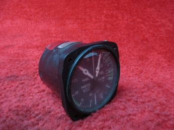 United Instruments Man/Fuel Pressure Gaug