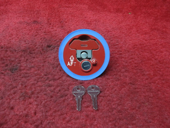 Piper PA-46-350P Malibu Mirage Locking Fuel Cap W/ Key PN PS10105-1, 975-0002-03, 654-556