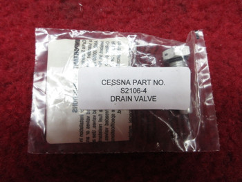 Textron Aviation Parts, Cessna 172 Fuel Drain Valve PN S2106-4