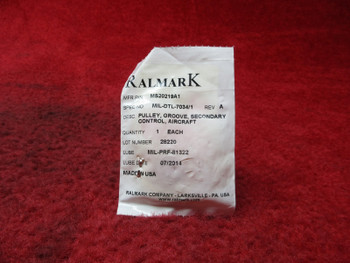 Ralmark Groove Pulley PN MS20219A1