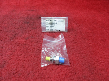 Mecas, Inc High Pressure Pneumatic Strut Charging Valve PN MS28889-2, 06-04161