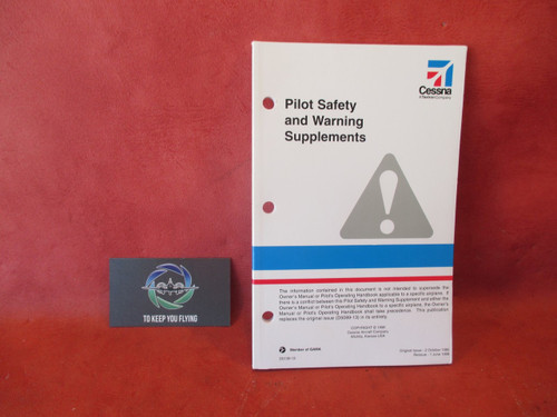  Cessna Pilot  Safety and Warning Supplements Manual PN  D5139-13, D5099-13