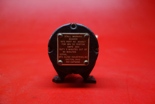 Globe Industries Inc Stall Warning Shaker 28V PN 35A527