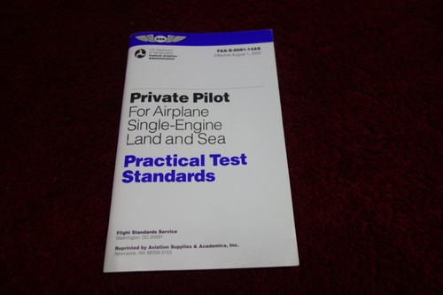 ASA Single-Engine Land & Sea Practical Test Standards PN ASA-8081-14AS