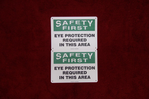 Safety Eye Protection Sign PN 9MC20, MPPA900VP