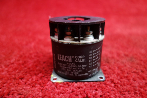 Leach Corp Relay 28V PN H-A2A-043, 35344-8038 