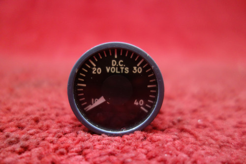 Cessna, Lewis Engineering D.C. Voltmeter Indicator 10-40V PN 153LV30