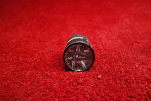 Thomas A. Edison Industries Oil Pressure Indicator 26V PN 217A-100K-D6 