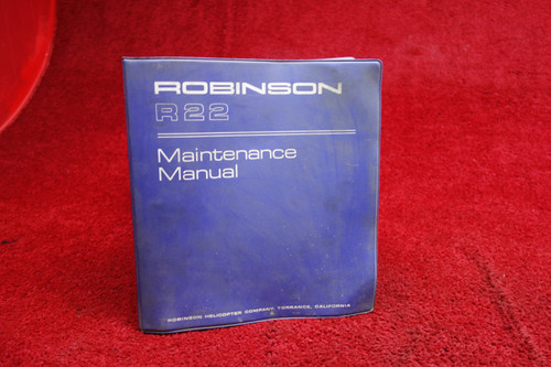    Robinson Helicopter R22 Maintenance Manual