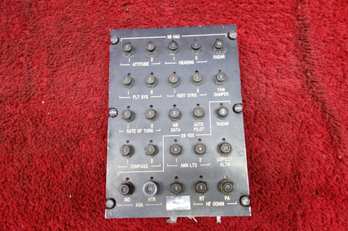 Sabreliner NA-265-80 Circuit  Breaker Control Panel