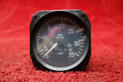 Mitchell Aircraft 98480-23 Mechanical Recording Tachometer PN D1-112-5023