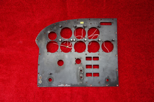 Piper PA-28-161 Cadet LH Instrument Panel Cover W/ Lights PN 89245-002 89245-02