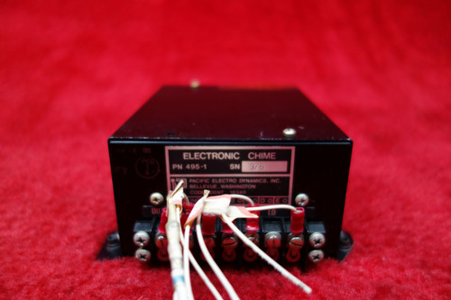 Pacific Electro Dynamics Inc Electronic Chime 28V PN 495-1