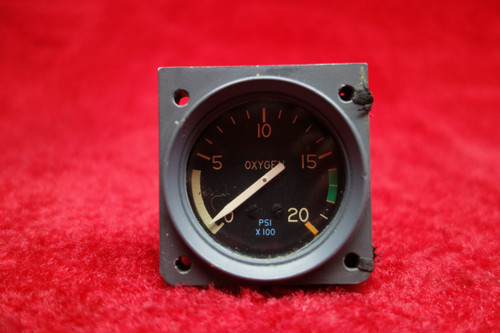 Cessna Oxygen Pressure Indicator PN C668512-0101