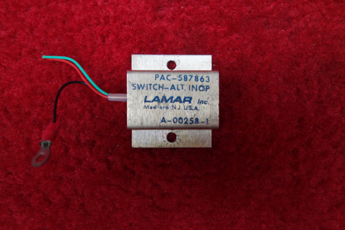 Lamar PAC-587863 Alternator INOP Switch PN A-00258-1