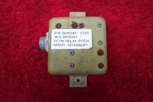 Gates Learjet Relay Pitch Servo PN 2618342-15, 2618342-15 E135