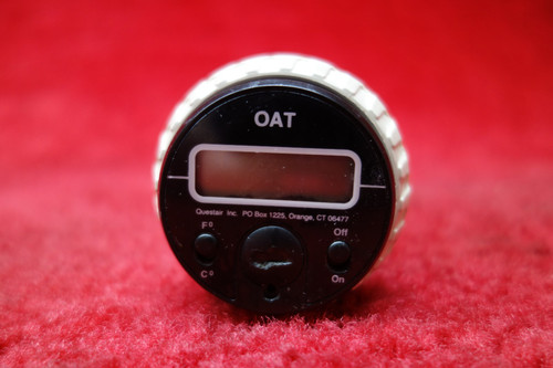 Questair Outside Air Temperature Gauge w/ Outlet Tube