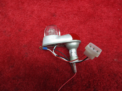 Whelen A650-PG-14V Wing Tip Nav/Position Light W/ Red Lens 14V PN 01-0770054-00