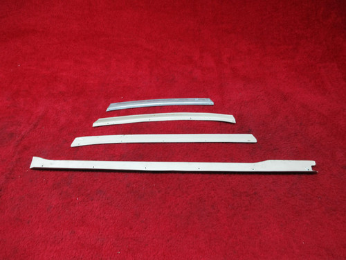 Piper PA-28R-180 Arrow LH Pilot Front Window Trim Retainer Strips