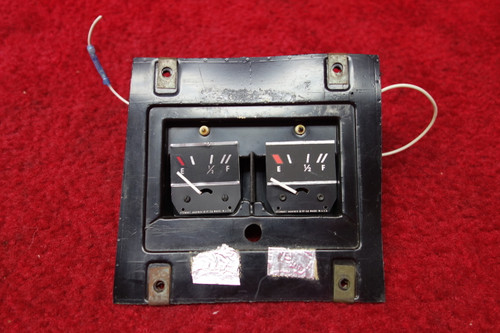 Stewart Warner Dual Fuel Quantity Gauge Cluster PN 819136