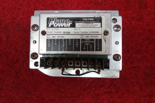 Plane Power R1224 Alternator Voltage Regulator W/ Adapter Plate