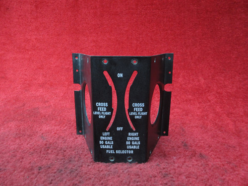  Beechcraft 76 Duchess Control Console Ident Cover PN 105-420019-11