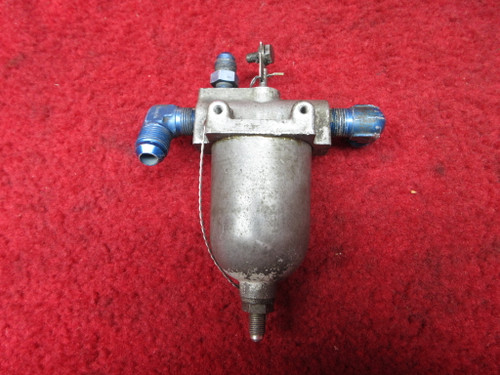 Cessna 177B Fuel Strainer Gascolator PN 0756005-8