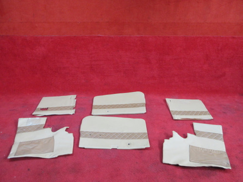 Cessna 172G Cabin LH & RH Upholstered Side Panels (CALL OR EMAIL TO BUY)