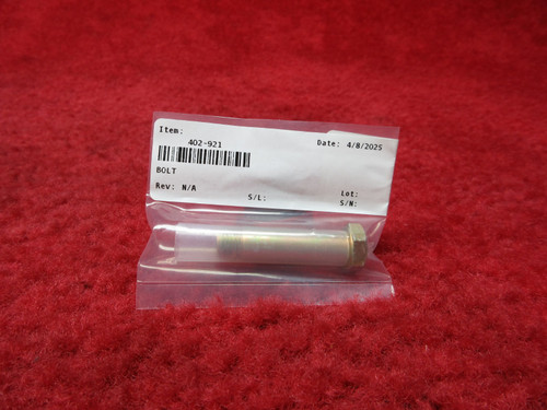Piper PA-28, PA-32, PA-34, PA-44 Nose Gear Drag Link Bolt PN 402-921, NAS464P6-20